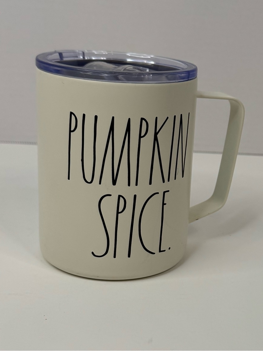 Cream Pumpkin Spice Insulated Travel Mug - Rae Dunn